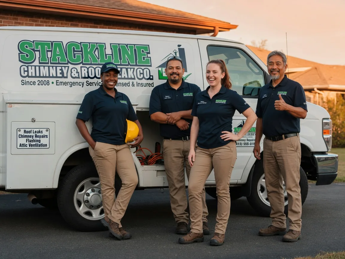 Chimney flashing repair company in Keeling, VA
